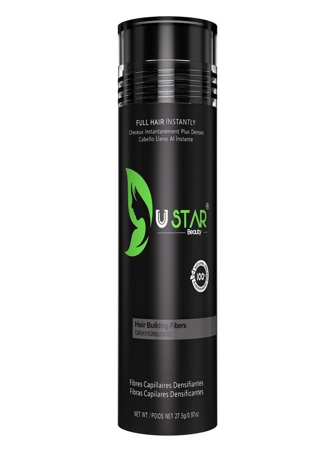USTAR Hair buliding Fibers Gray Quality Matches 27.5 grams 0.97oz - Image 1